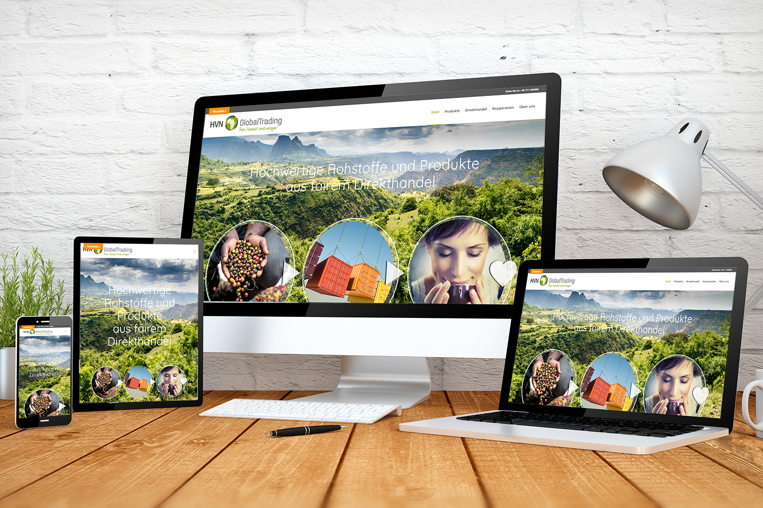 Webseiten von Get On Consult